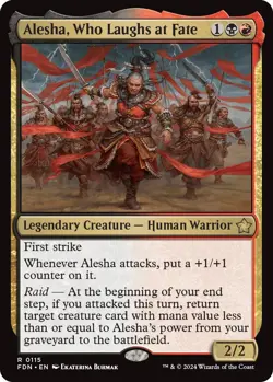 MTG Foil - Alesha, Who Laughs at Fate - 115 / NM / English - Image 1