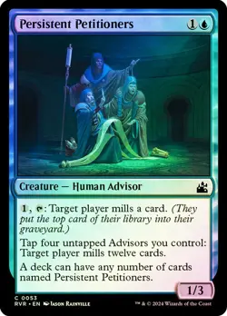Persistent Petitioners Foil Ravnica Remastered NM MTG - Image 1