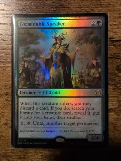 MTG - FORMIDABLE SPEAKER (176) - FOIL - Lorwyn Eclipsed - ECL - Image 1