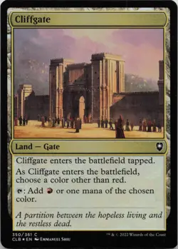 Cliffgate - FOIL - C Commander Legends: Battle for Baldur's Gate 350 - MTG - Image 1