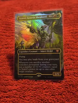 Szarel, Genesis Shepherd (Borderless) Commander: Edge of Eternities Foil - Image 3