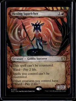 Hexing Squelcher (Showcase) - 317 - ECL - NM - MTG Magic the Gathering - Image 1