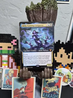 Alela, Cunning Conqueror (Extended Art) Commander: Wilds of Eldraine Regular - Image 1