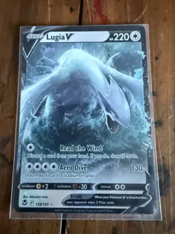 Pokemon Lugia v TCG Silver Tempest Holo Ultra Rare Card 138/195 NM/M Condition - Image 1