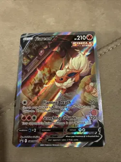 Pokemon Flareon V SWSH179 Flareon Vmax Premium Collection 2021 - Image 1