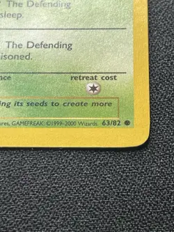 Pokemon Oddish 63/82 1st Edition Team Rocket LP (#2) - Image 5