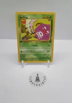 Pokemon - Koffing - Team Rocket 58/82 1st Edition - Image 1