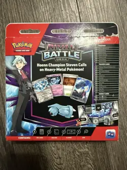 Steven Rival Battle Deck Pokemon NEW & SEALED - Image 2