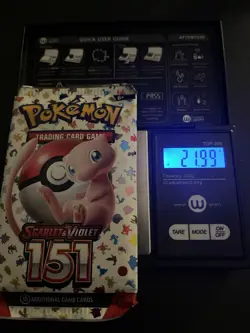 Very Heavy! 21.99 Gram Pokemon 151 Booster Pack Weighed Sealed - Image 1