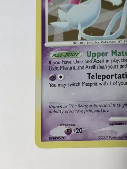 Pokemon TCG Mesprit 14/123 Mysterious Treasures Holo Rare - Image 3