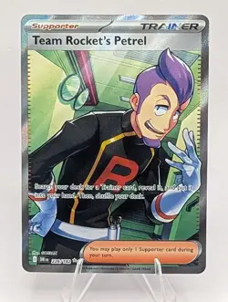 Team Rocket’s Petrel 226/182 Full Art Holo - Destined Rivals Pokemon TCG NM - Image 1