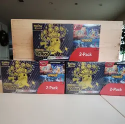 Pokemon TCG: Surging Sparks Elite Trainer Box + Booster Bundle (Costco) X 3 - Image 1
