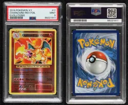 Charizard Reverse Foil Pokemon XY Evolutions 20th Anniversary PSA 9 MINT - Image 3