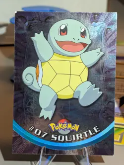 2000 Topps Chrome Pokemon - SQUIRTLE #07 - Image 1