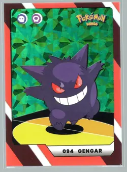 2025 Pokemon Kanto Full House - Green Cracked Ice Holo- GENGAR #094 - Image 1