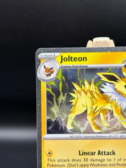 TRIPLE SWIRL Jolteon SVP 169 Cosmos Holo Promo Prismatic Evolutions Pokemon TCG - Image 3