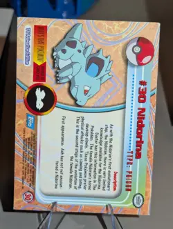 2000 Topps Chrome Pokemon Nidorina #30 - Image 2
