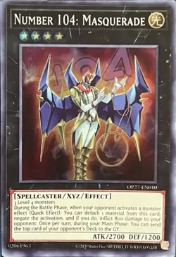 Number 104: Masquerade-Super Rare - Unlimited - OP27-EN010 - OTS Tournament P... - Image 1