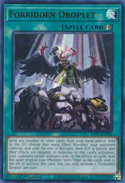 Forbidden Droplet (UR)-Ultra Rare - 1st Edition - RA01-EN064 - 25th Anniversa... - Image 1