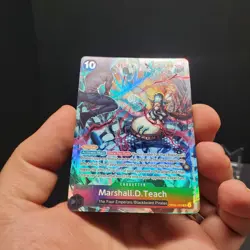 Marshall.D.Teach (English Version 2nd Anniversary Set) OP09-093 One Piece Nm - Image 2