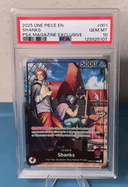 One Piece Boa Hancock and Shanks PSA Magazine Promo 2025 SEQUENTIAL PSA 10s - Image 1