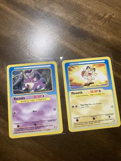 MEOWTH FUNSKOOL POKEMON CARD 2004 INDIA Rare Trading Card US Seller Rattata VTG - Image 2