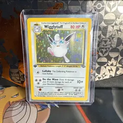 Pokemon TCG Card English 1st edition Jungle Wigglytuff 16/64 Holo Rare - Image 1