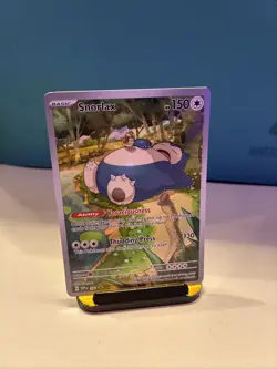 Pokemon TCG Snorlax SVP 051 Pokemon 151 ETB Black Star Promo Card Holo NM - Image 1