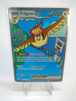 Pidgeot ex 225/197 Pokemon Special Illustration Rare SIR Obsidian Flames Card NM - Image 1