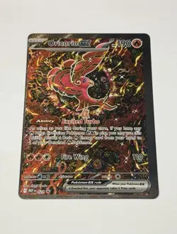 Pokemon Card TCG Holo Oricorio EX 024 Promo Full Art NM MISCUT ERROR!!! - Image 1