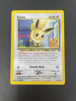 Eevee 38/75 Pokemon Card Neo Discovery - Image 1