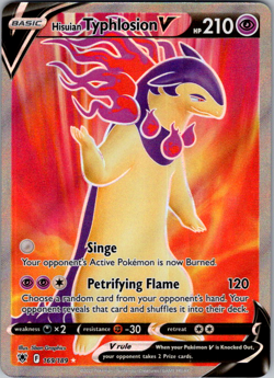 Hisuian Typhlosion V - 169/189 - Pokemon Astral Radiance - Full Art Rare Card NM - Image 1