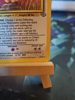 Pokemon TCG Clefable Jungle Card 17/64 Non-Holo Rare Unlimited LP - Image 4