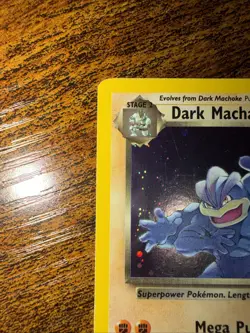 Pokemon Dark Machamp Holo Rare TCG Card 10/82 Unlimited - LP - Image 2