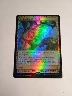 MTG English Forbidden Orchard LP/NM Foil Zendikar Expeditions - Image 1