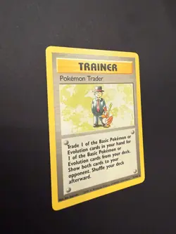 Pokemon TCG Trainer Card Pokemon Trader Base 77/102 Regular Near Mint! - Image 2