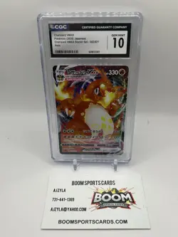 CGC 10 GEM MINT Charizard VMAX SWSH261 ALTERNATE ART PROMO Pokemon Card 132 - Image 1