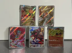 Pokemon 100 Card Japanese Bulk Pack Lot w/ 1 AR+10 RR+49 Holo FoilsNO DUPLICATES - Image 1