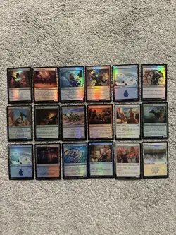 Lot of 18 Foil Holo MTG Avatar The Last Airbender Cards - Image 1