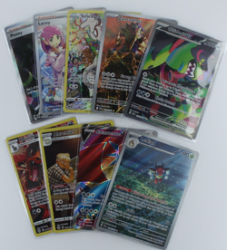 9 Pokemon Mixed Card Lot Trainer Gallery Halo Rare MINT - Image 1