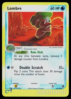 Pokemon Card - Lombre Sandstorm 45/100 Uncommon Reverse Holo - Image 1
