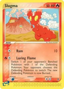 Slugma 72/97 Common Dragon Pokemon Card - Image 1