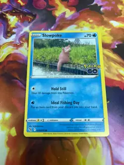 Slowpoke 019/078 Pokemon GO Regular NM-Mint Pokemon Card TCG - Image 1