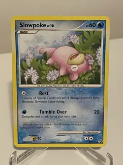 Pokemon Diamond & Pearl Great Encounters - Slowpoke Card 82/106 - LP - Image 1