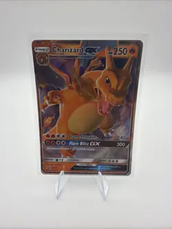 Pokemon TCG Charizard GX Full Art Holo Card SM211 Sun & Moon Black Star Promo - Image 1