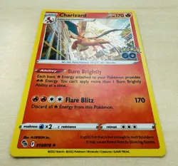 Charizard 010/078 - SWSH Pokemon GO Holo Rare - Pokemon Card TCG NM - Image 2