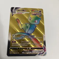 Rainbow New Pokemon Gold Foil Fan Art Collector Card - Image 1
