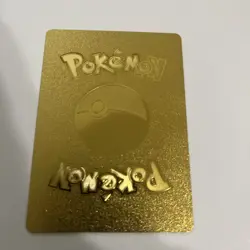 Rainbow New Pokemon Gold Foil Fan Art Collector Card - Image 2