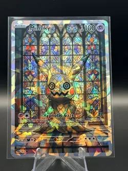 Fan Made Custom Display Art Pokemon Style Card -Mimikyu - Image 1