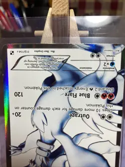 Pokemon TCG Reshiram Black&White Holo Full Art Ultra Rare Card 113/114 LP - Image 4